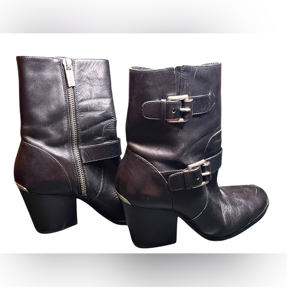 Michael Michael Kors Women’s Black Leather Booties 5M GUC - Picture 2 of 11